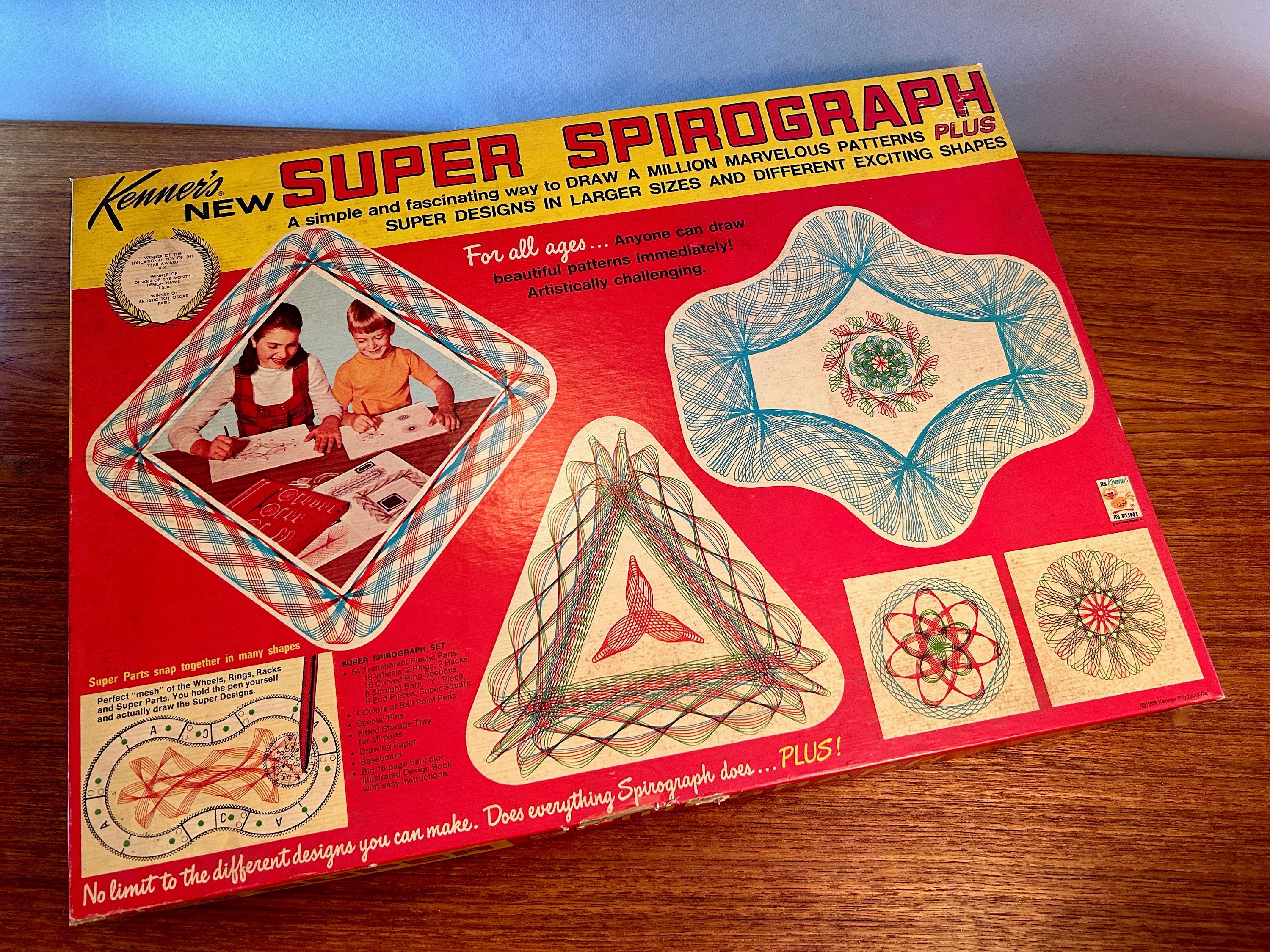 1967 vintage Kenner's New SPIROGRAPH original Box missing 3