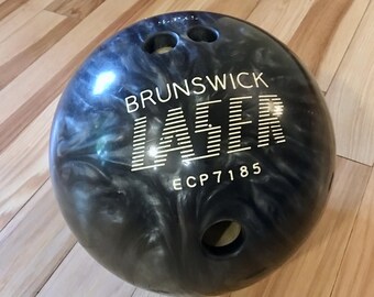 ★EMS★ VINTAGE SQUARE BOWLING BAGRED Vintage WIBC ABC Approved Vultex II 328 Surlin Plastic