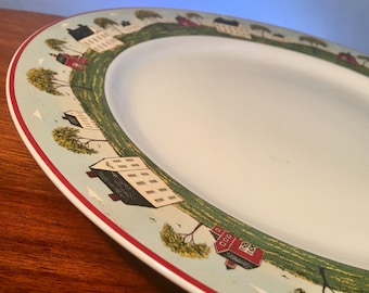 ONLY 3 LEFT! Vintage Brandon House "Country Life" dinner plate by Warren Kimble from Sakura