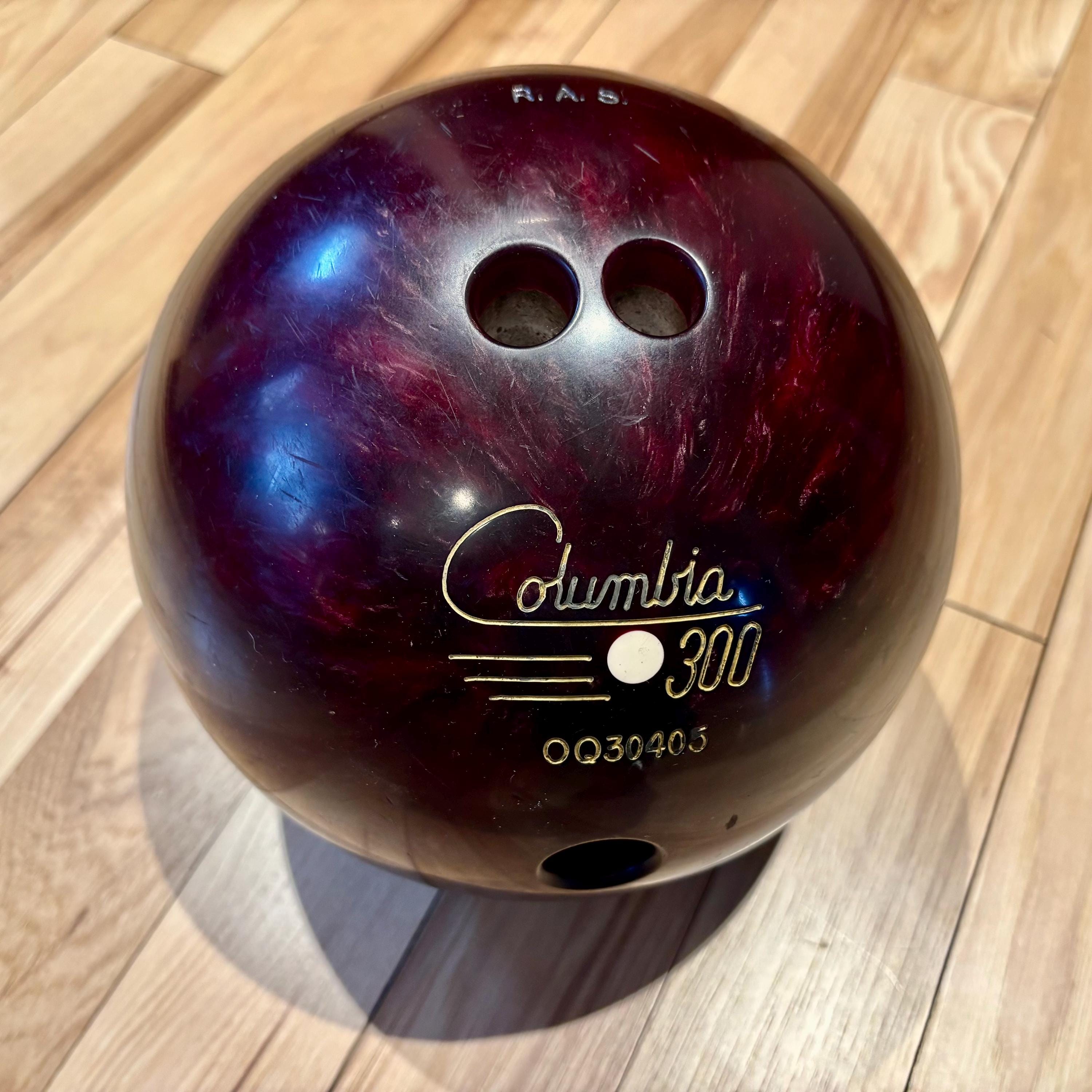 Vintage Used Bowling Balls - Brunswick Starline, AMF Strikeline