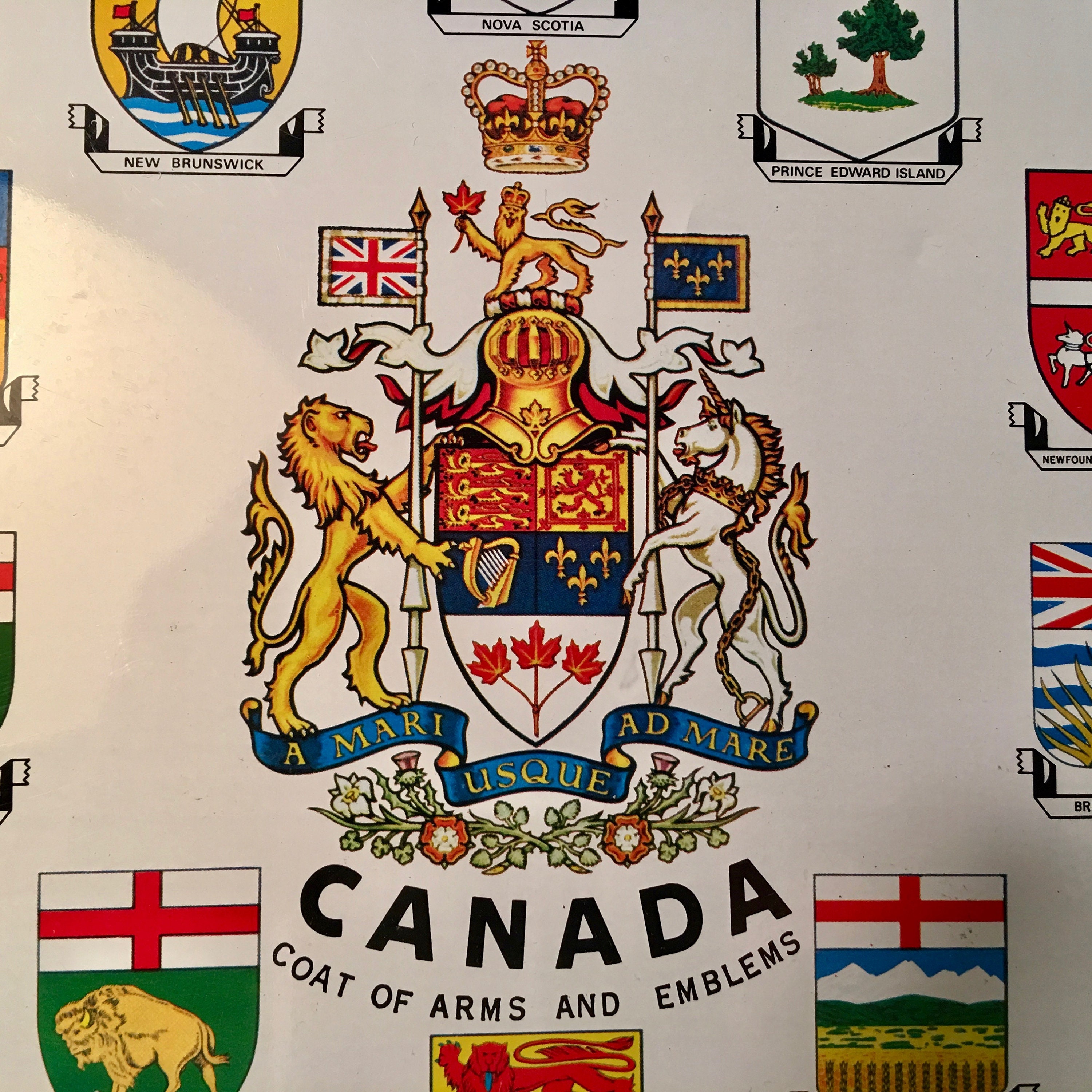 Canadian Style Emblems Rustic Canada