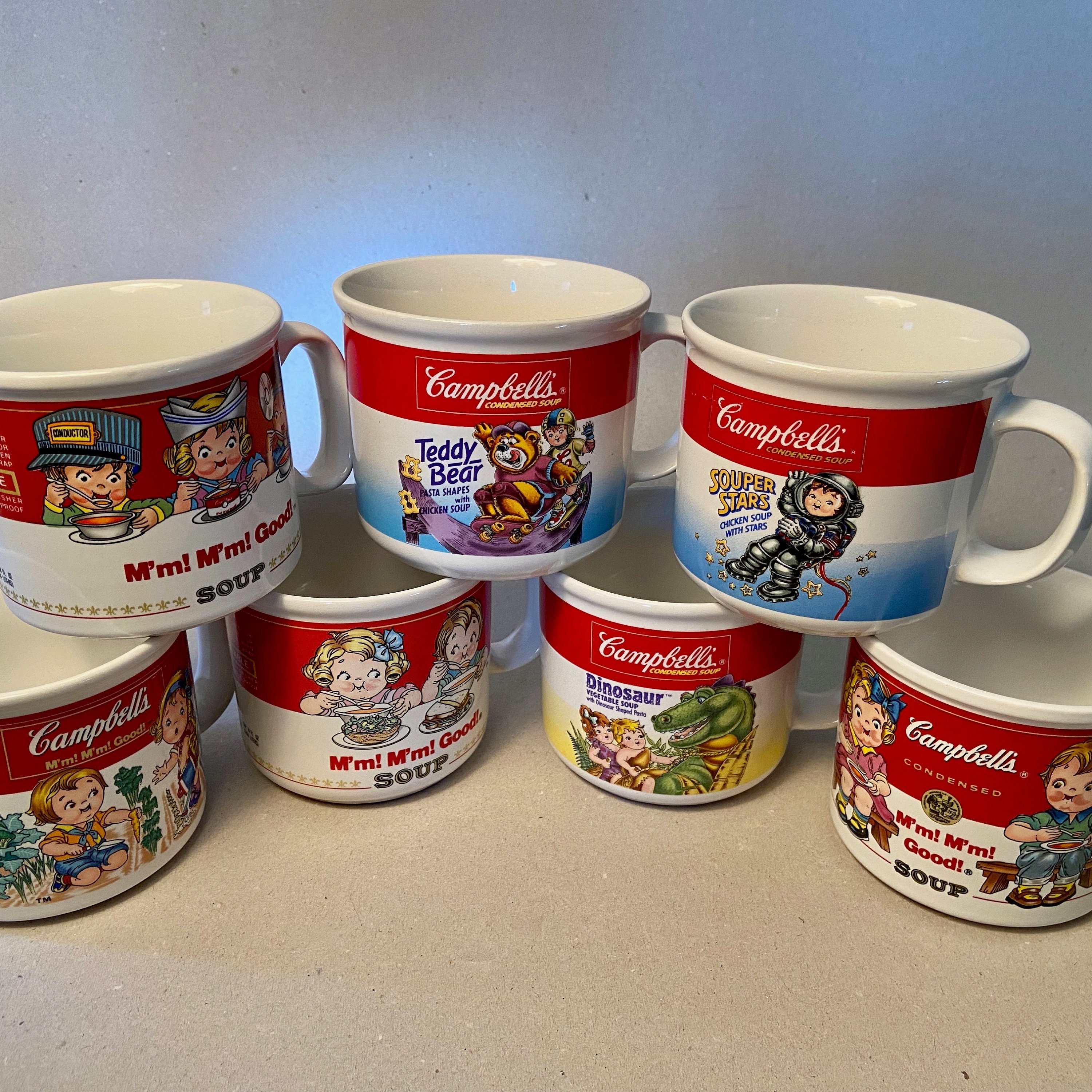 Collection of Vintage Campbell's Soup Mugs From the 80s - Etsy