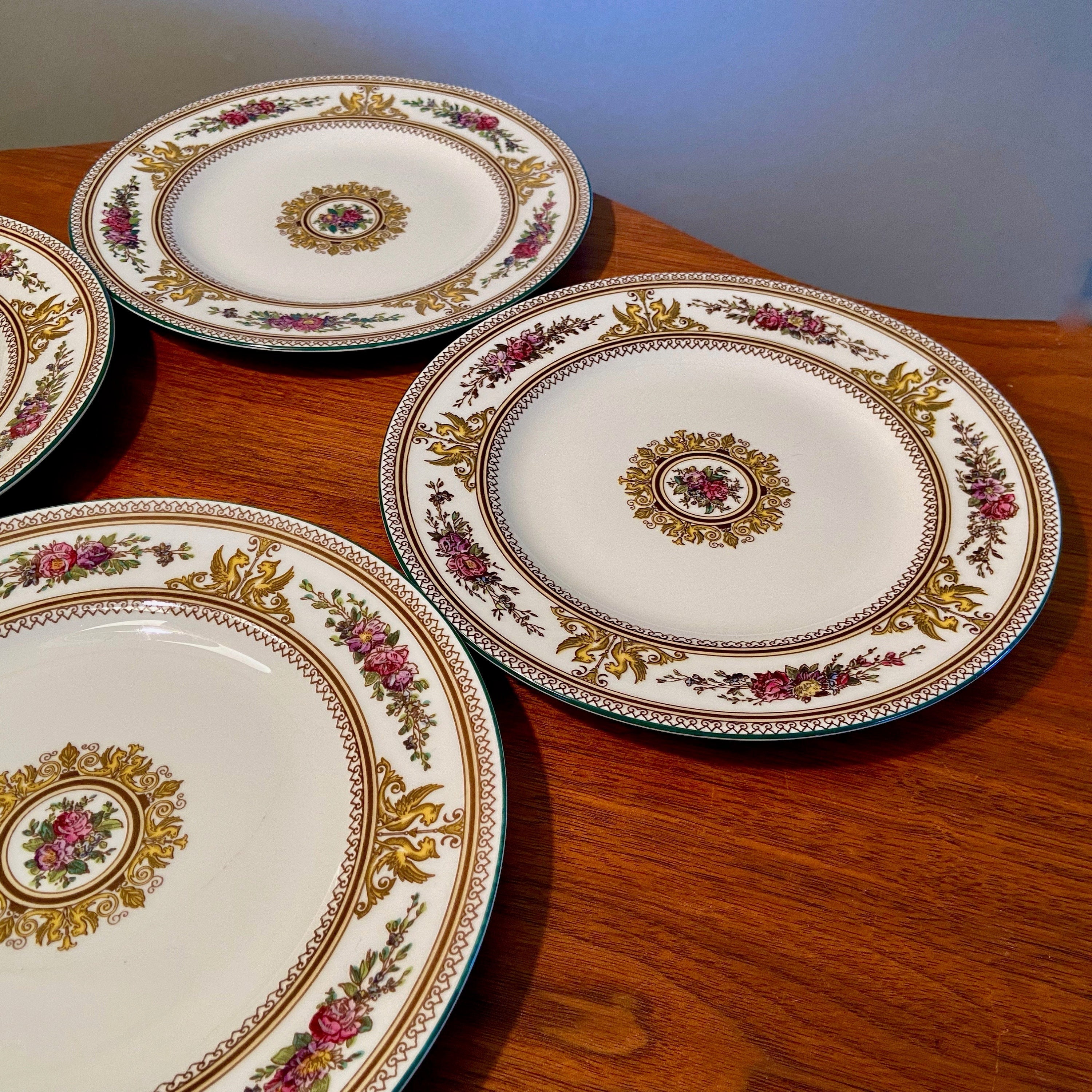 「折鶴＆松」朱漆小膳 20客 アンティーク Set of Four Vintage Wedgwood 
