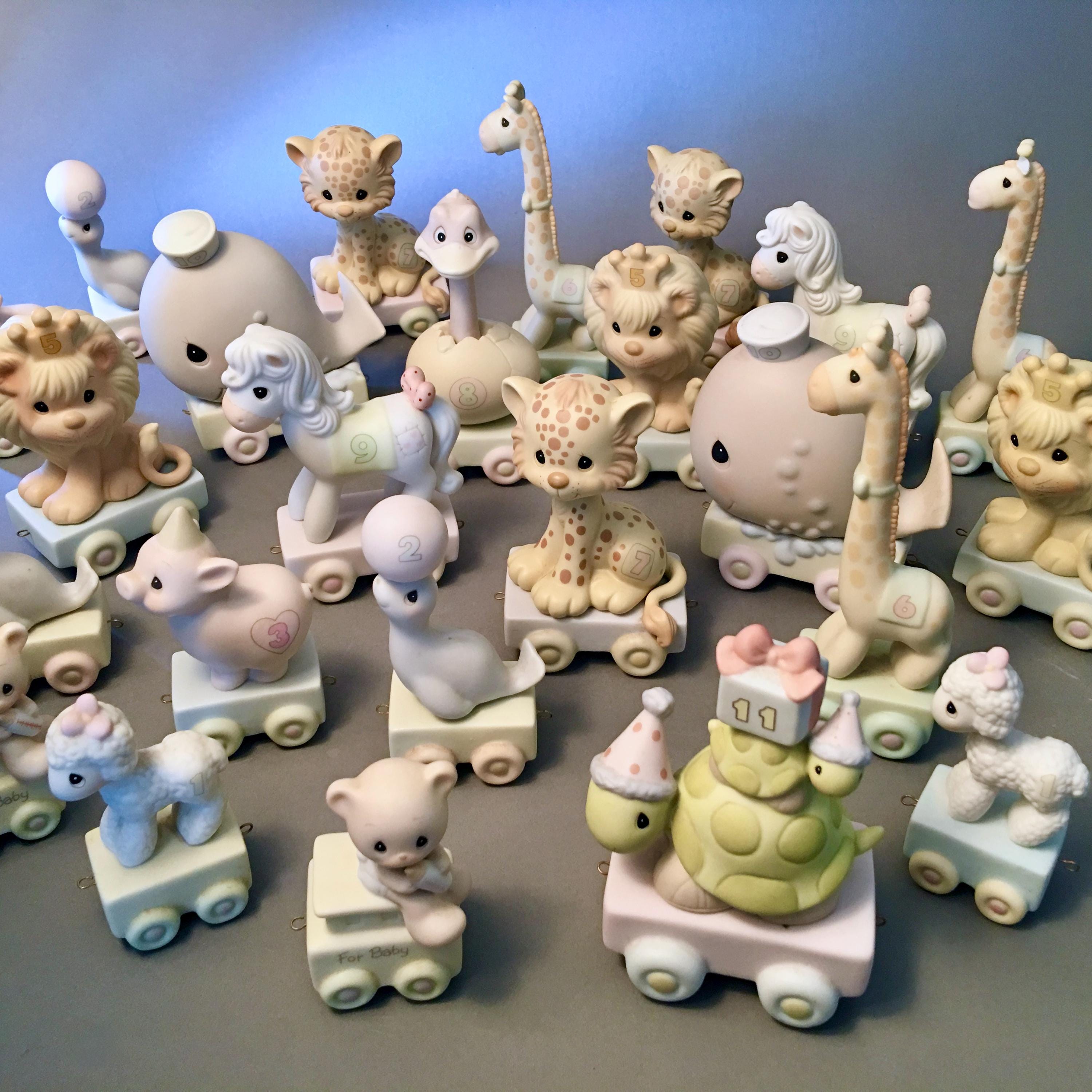 YOUR CHOICE! Vintage 1985-2000 Precious Moments Birthday Club Train from Enesco - price is for each