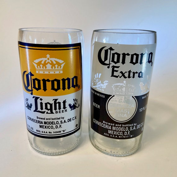 Corona Light and Corona Extra Small Beer Glasses price Includes Both 