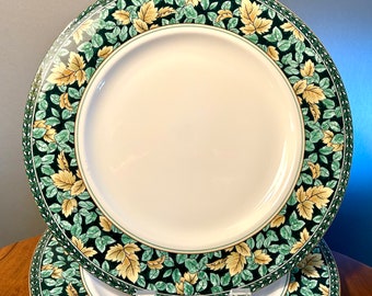 Set of 4, 8 or 12 Christopher Stuart Optima "Cypress" dinner plates made in Indonesia - price for each set of 4 plates, three sets available