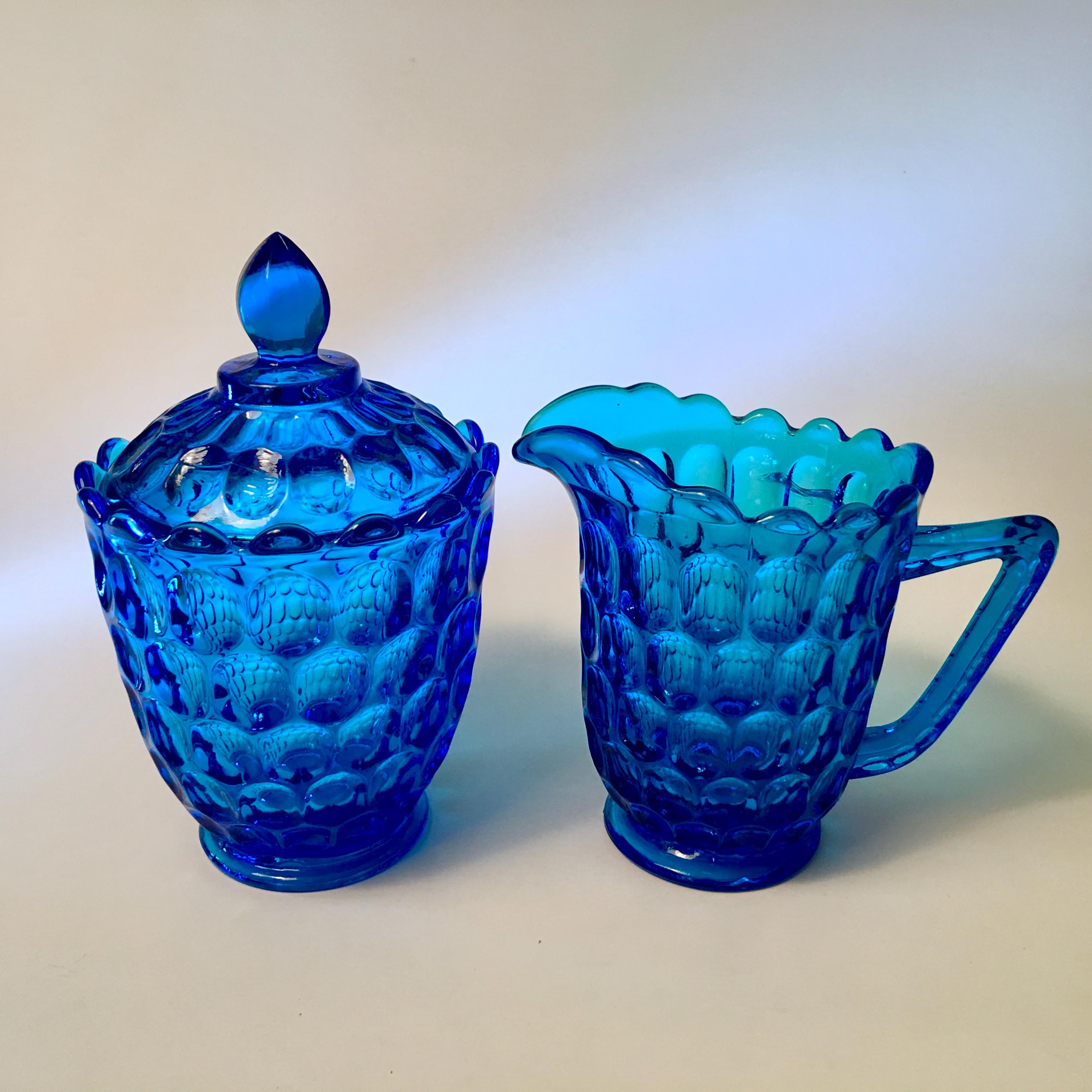 Fenton Blue Bowl - Etsy