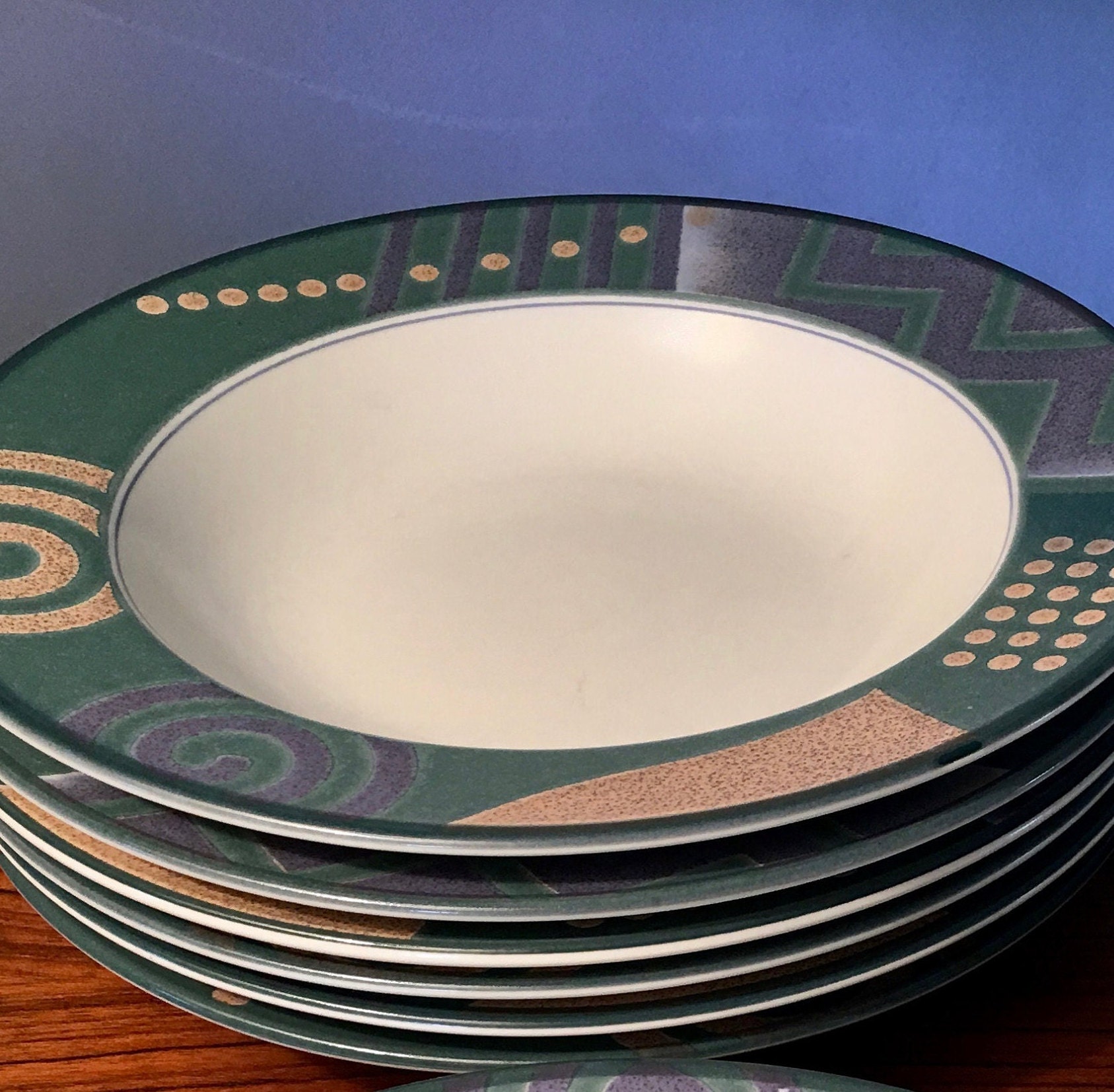 幾何学模様　MIKASA ビンテージ食器 　JOHN BERGEN 幾何学模様MIKASA ビンテージ食器 JOHN BERGEN