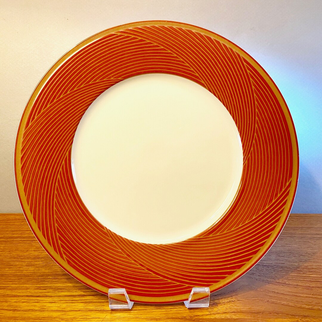 1980s Dansk jacquard Tapestries Dinner Plates Etsy