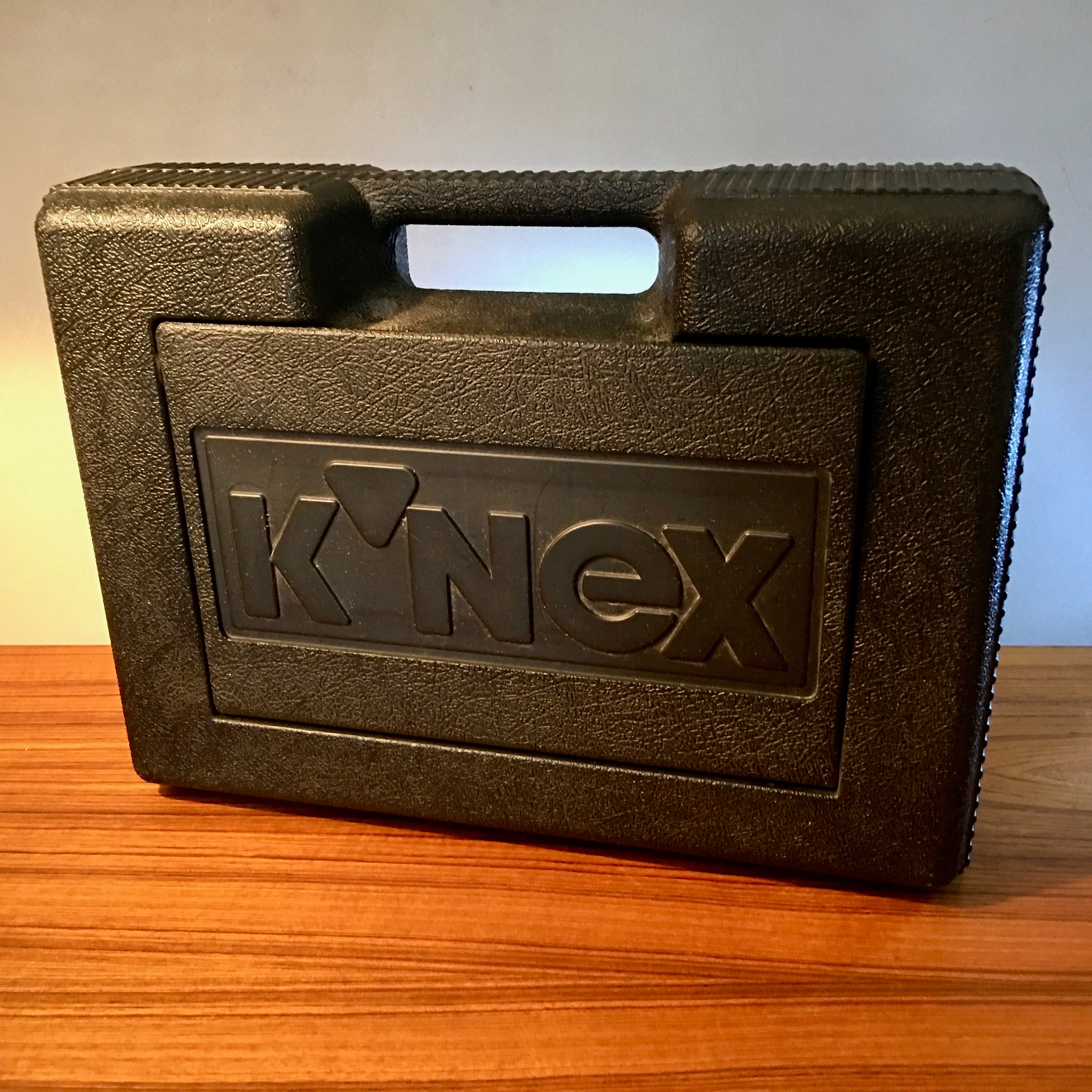 1997 K'NEX Black Case Filled With Hundreds of Assorted Pieces as