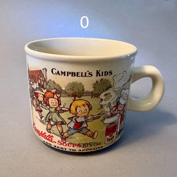 Vintage Campbell's Soup Cup/mug/soupe Bilingual Mug - Etsy