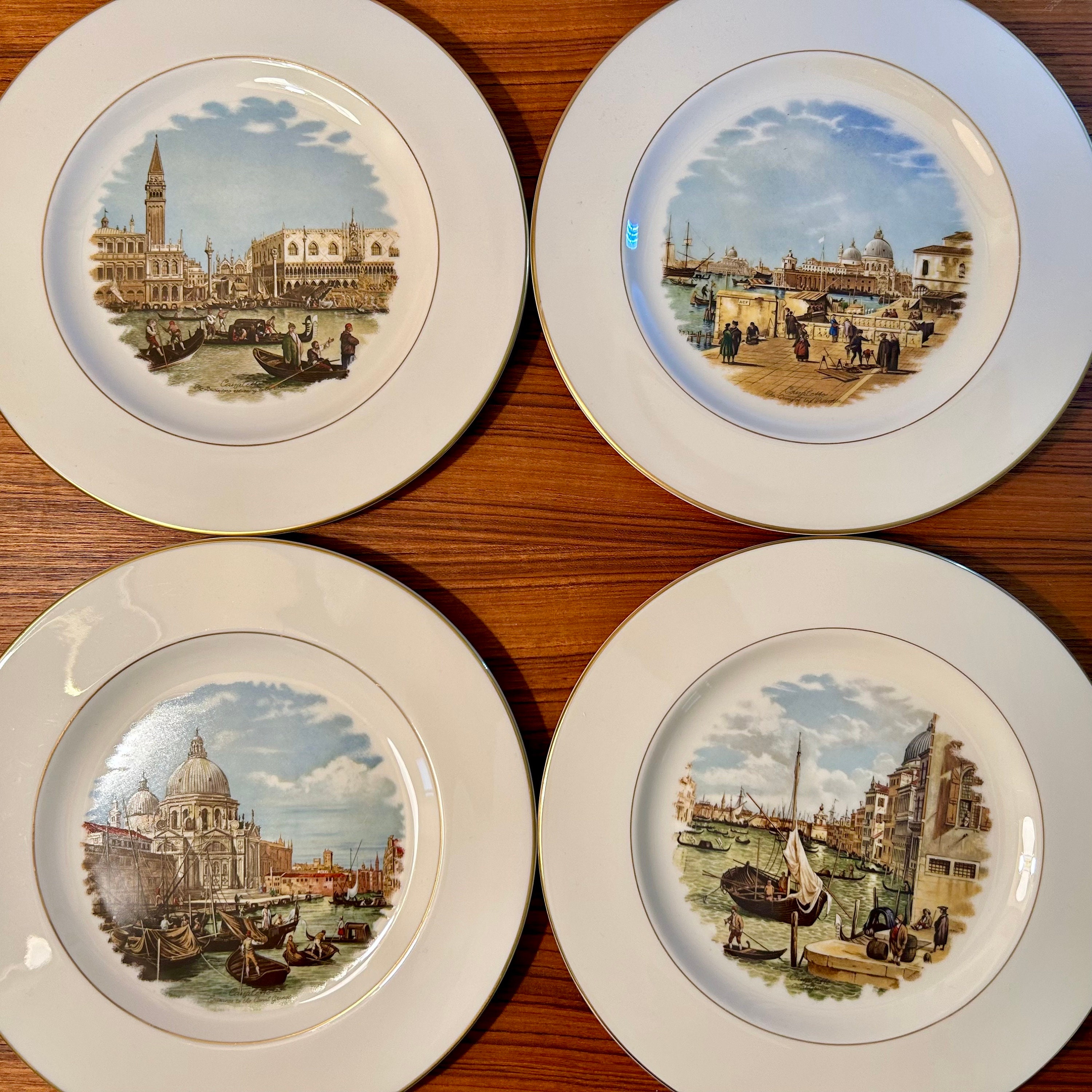  VENICE プレート 3枚セット Vintage Venice Plate - Etsy