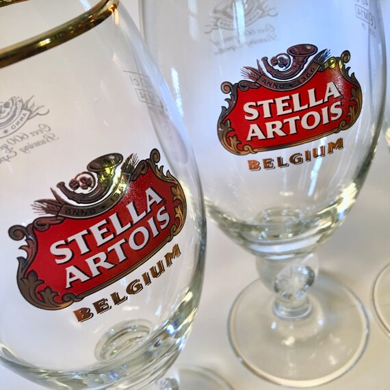 Set of Four Large Stunning Stella Artois Ammo 1336 Chalices - 40CL 