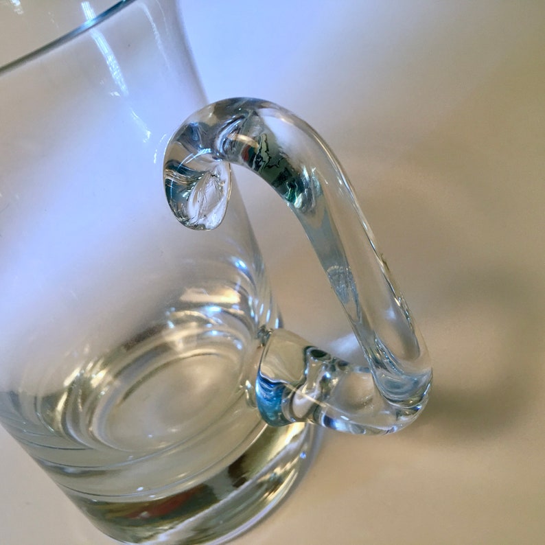 Set of Four Vintage Large Contemporary Glass Steins With Handles Price