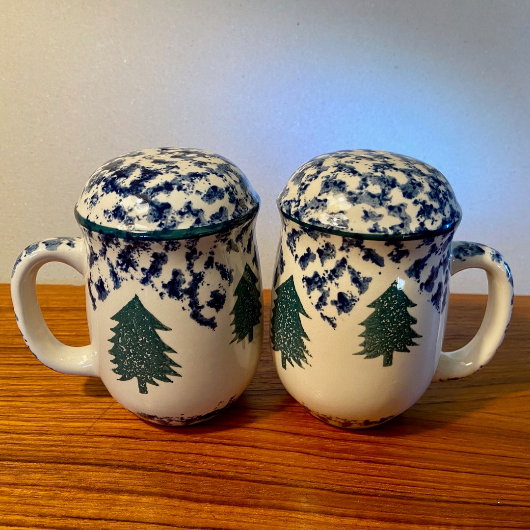 Vintage Tienshan Folk Craft cabin in the Snow Salt Etsy