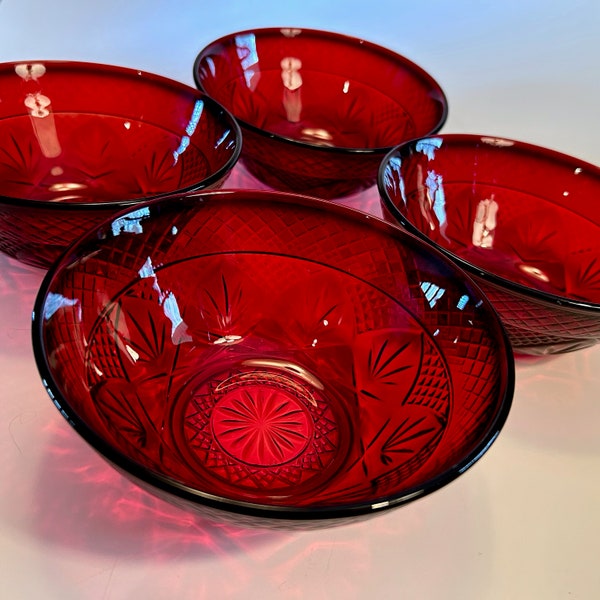 Antique Cut Glass Bowls Etsy