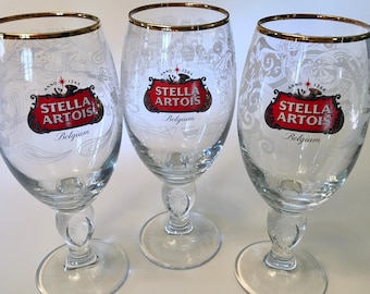 YOUR CHOICE! Stunning Stella Artois chalices with limited edition designs - price is for each