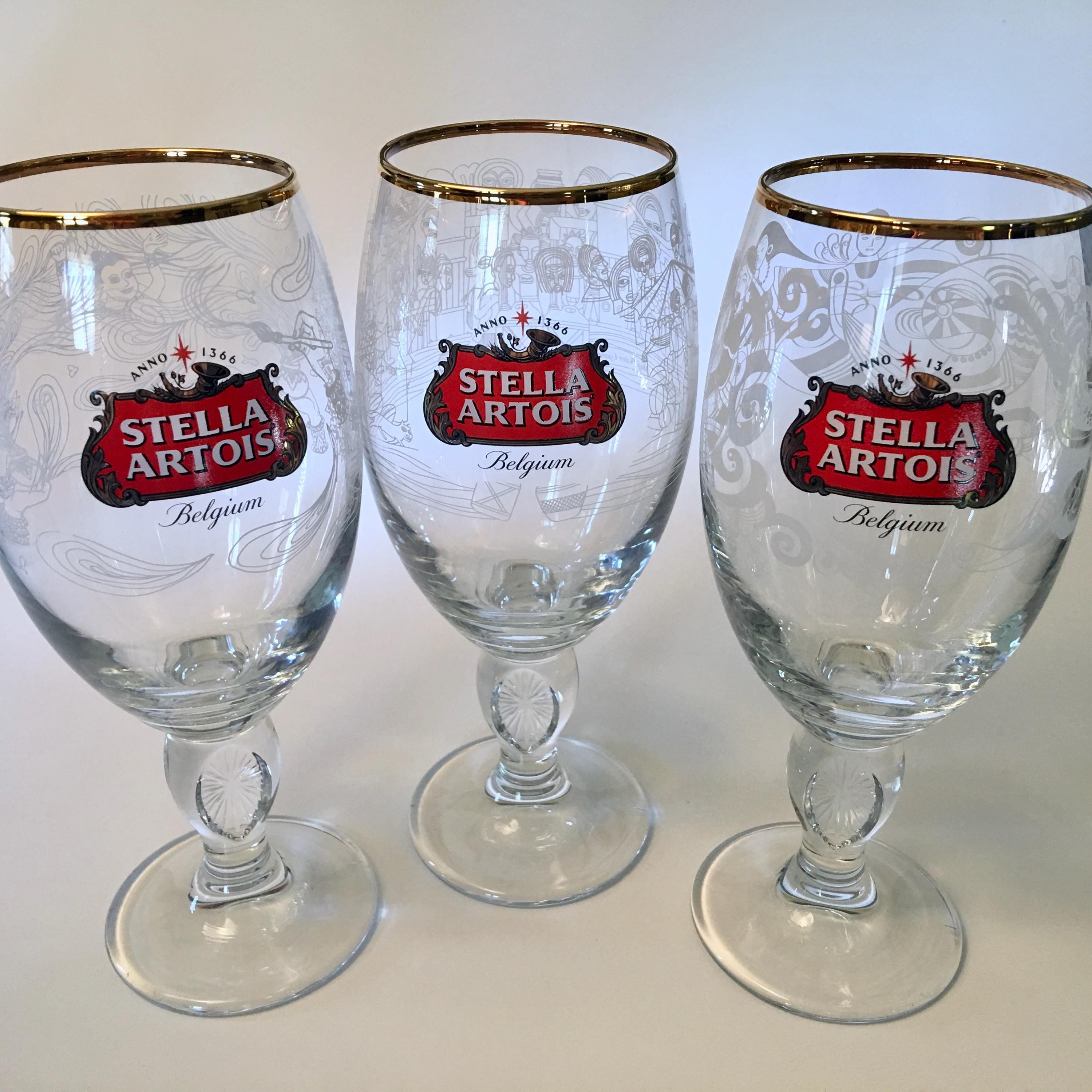 Vintage Stella Artois Glass - Etsy