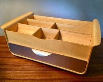 Authentic Michael Graves vintage desk organizer from the Target Bentwood Collection