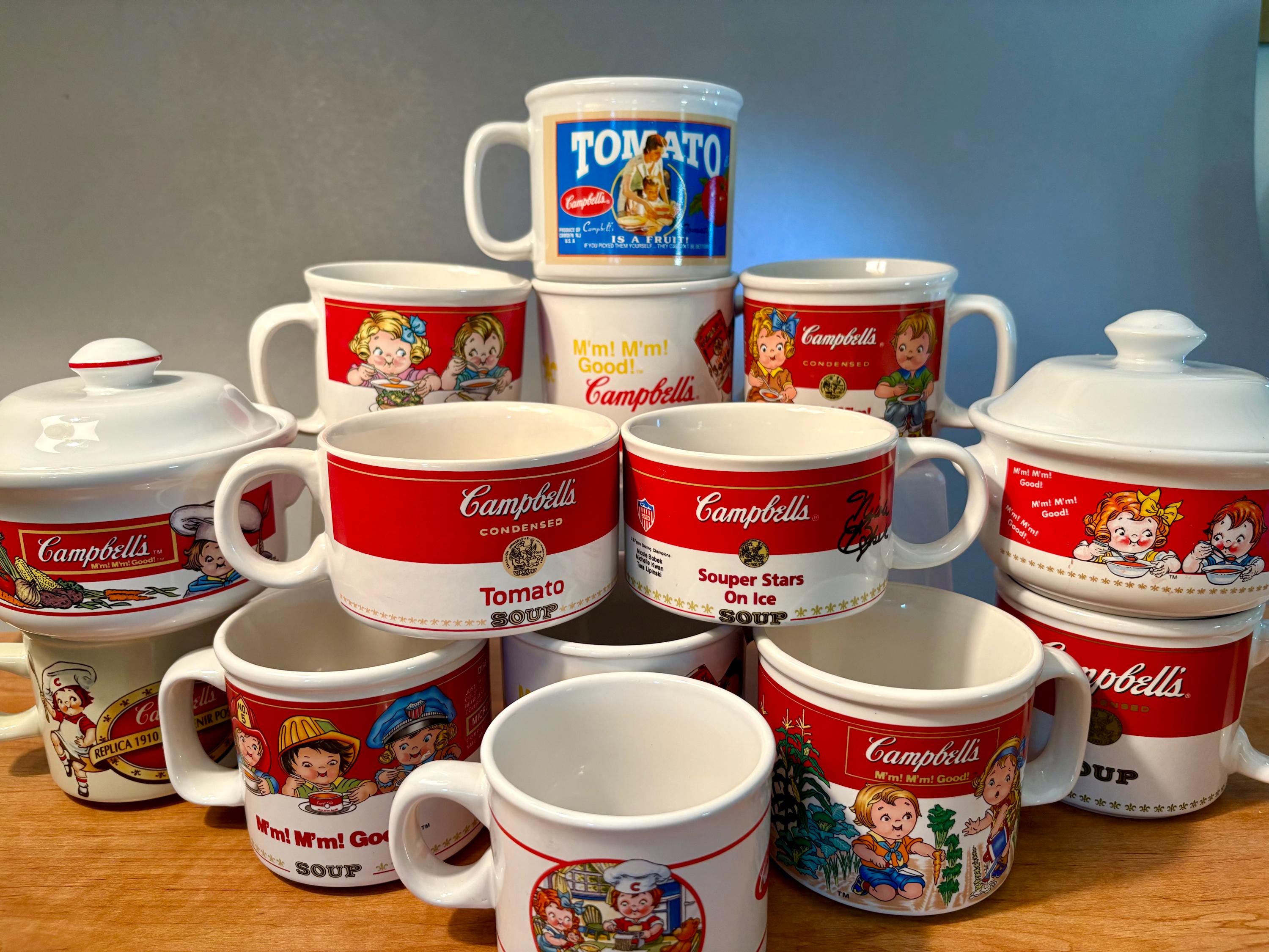 Campbell Soup Bowls - Etsy