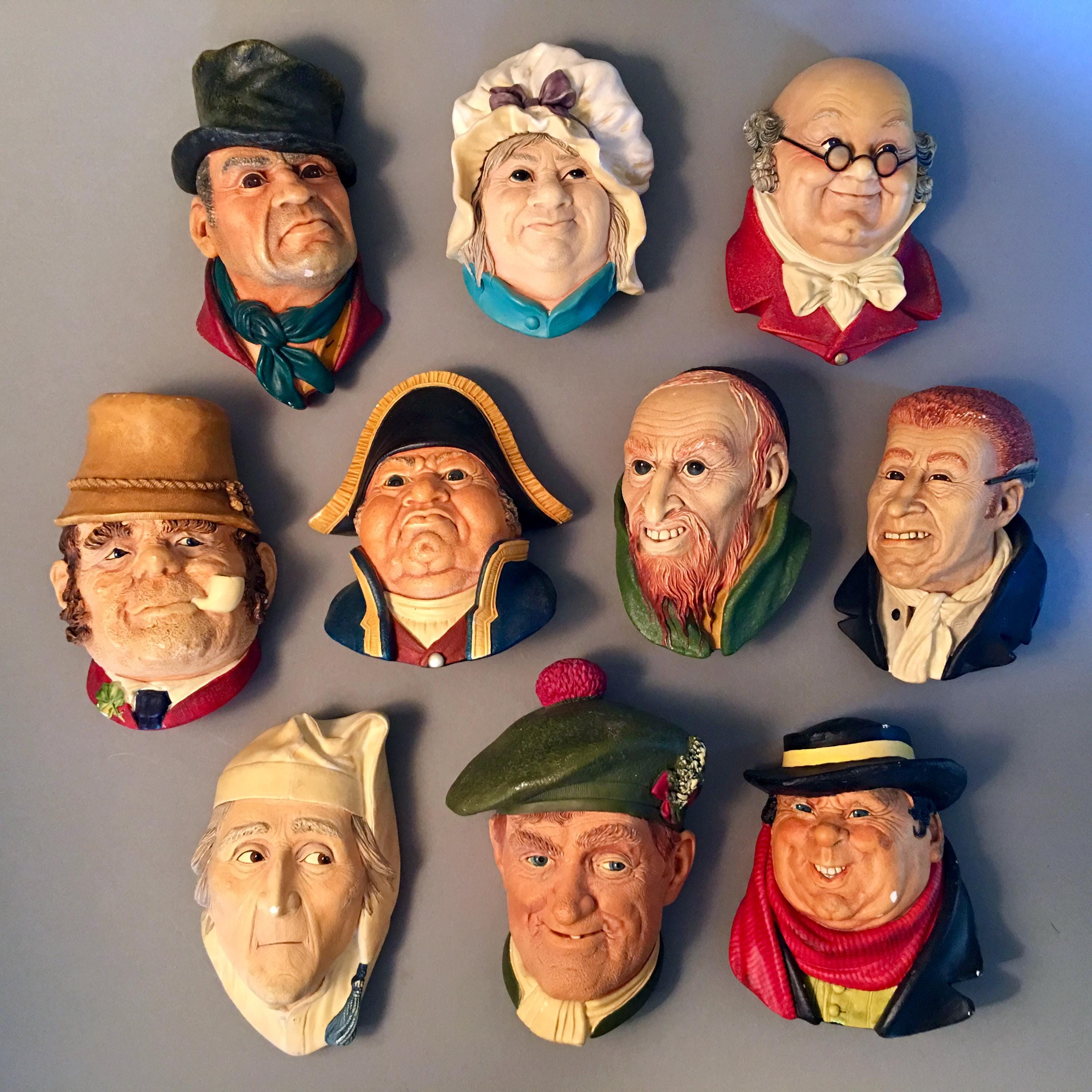 【傷あり】Bossons ヴィンテージ ボッソンズ フレーム付き 5点セット Bosson Chalkware - Etsy