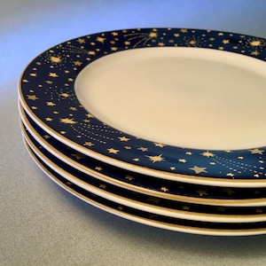 YOUR CHOICE! Sets of 1993 Vitromaster &quot;Galaxy&quot; stoneware - choose set 4 dinner plates; set 3 salad plates or set 4 bowls - price per set