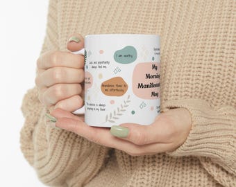 Manifestation Kaffeebecher | Positive Affirmationen, Gesetz der Anziehung