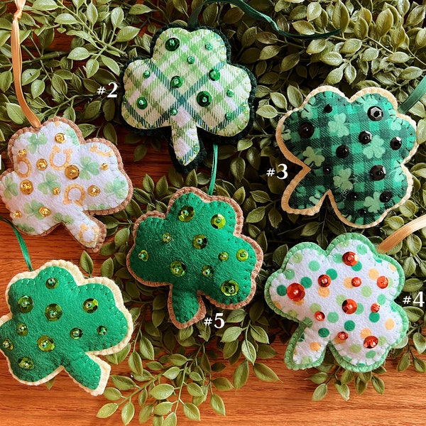 Shamrock Ornaments - Etsy