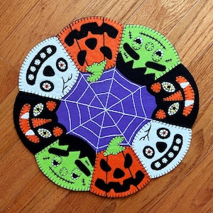 Wool Felt Table Mat Halloween Fun