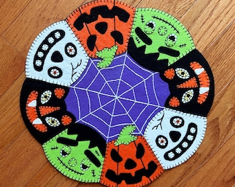 Wool Felt Table Mat Halloween Fun