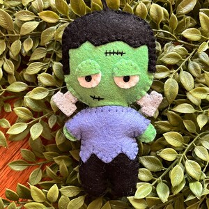 Wool Felt Creepy Dolls Ornament Character Choice image 3