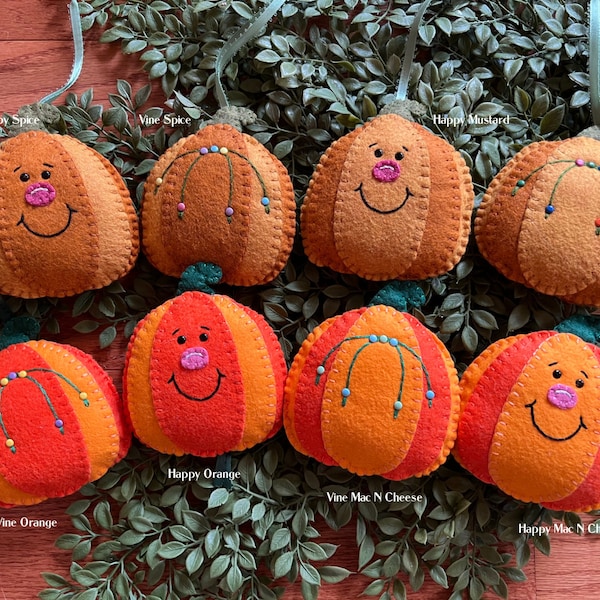 Pumpkin Ornament Etsy