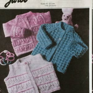 Baby Sweater Knitting Pattern. PDF Download