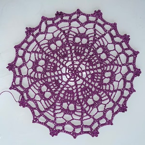Skulls Halloween Doily