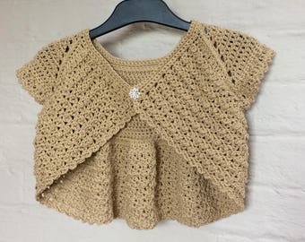 Bolero de Dama de honor. Bolero de ganchillo.