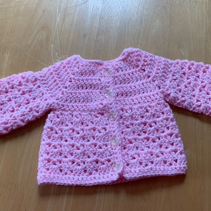 Preemie Baby Häkelpullover