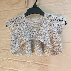 Bridesmaid Bolero. Crochet Toddler Bolero