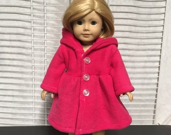 Handmade Fleece Jacket for 18” dolls