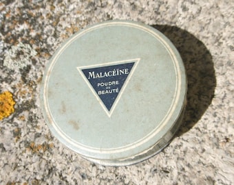 Vintage Malacéíne Paris, Poudre de Beauté" loose powder refill. Unopened new old stock.