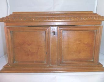 Elegant Antique Tea Caddy. Beautiful honest patina.