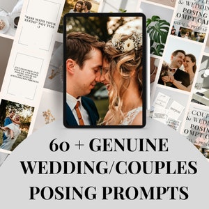 Couples posing guide photography props for Couples pose guide Wedding photography guide posing prompts Wedding posing cheat sheet pose ideas