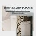 Photography Planner Printable Photoshoot Planner Weekly Daily - Etsy