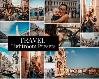 Vibrant Lightroom Presets, Travel Photography Filters (Mobile & Desktop)