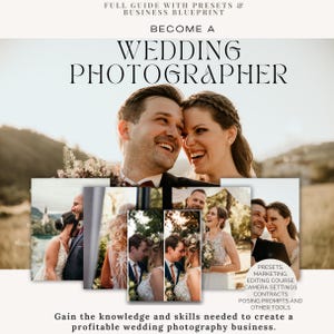 Hochzeitsfotografie Starter Kit – Lightroom Presets, Aufträge, Ratgeber (Digitaler Download)