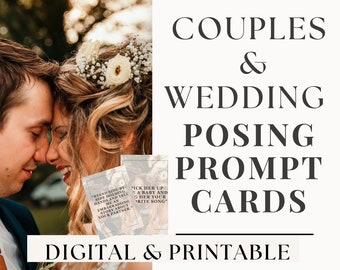 PHOTOGRAPHY POSING PROMPTS wedding poses wedding posing buch printable posing card wedding prompts posing wedding photography print posing