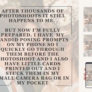 PHOTOGRAPHY POSING PROMPTS Wedding Poses Wedding Posing Buch Printable Posing Card Wedding ...