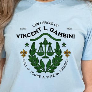 Vincent Gambini Law Office Tee Pop Culture Yute Law Student Vinny