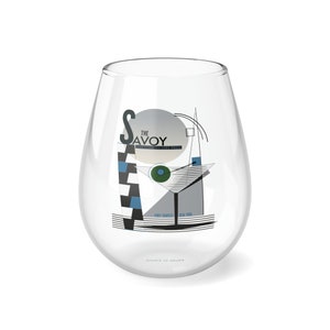 Savoy Stemless Wine Glass Soap Opera Fan Favorite GH Wine Glass College Favorite Daytime TV Soap Opera Pop Culture Gifts Port Charles Wine