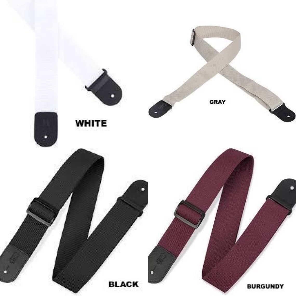 Personalized Embroidered Guitar Strap Etsy