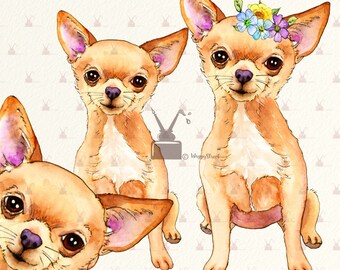 Chihuahua Clipart Etsy Chihuahua Clipart Etsy